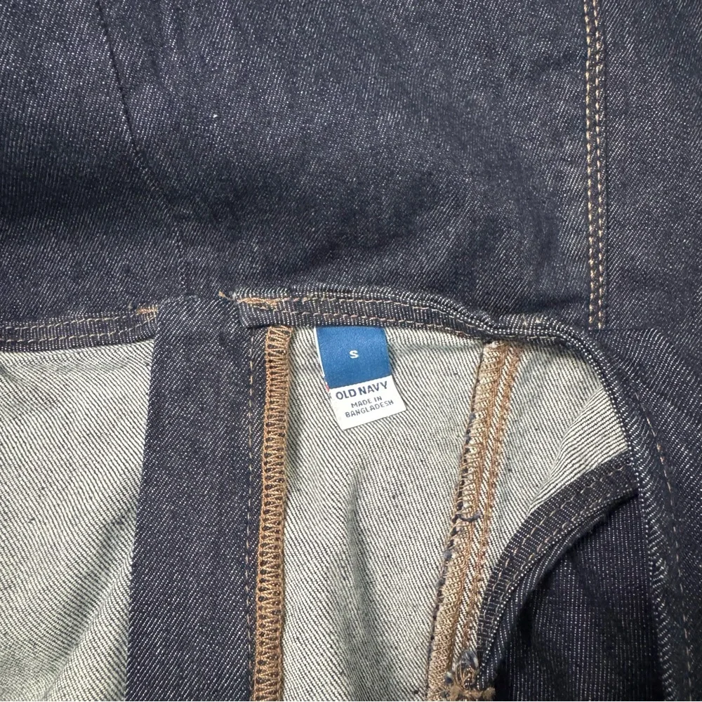 Denim dark blue wash fit and flare square neck midi dress NWT Small - Picture 6 of 7